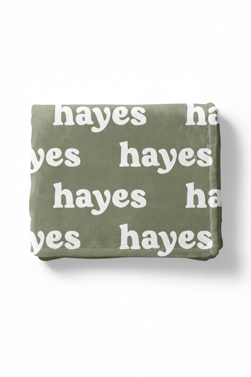 Personalized Color Blanket | Fern