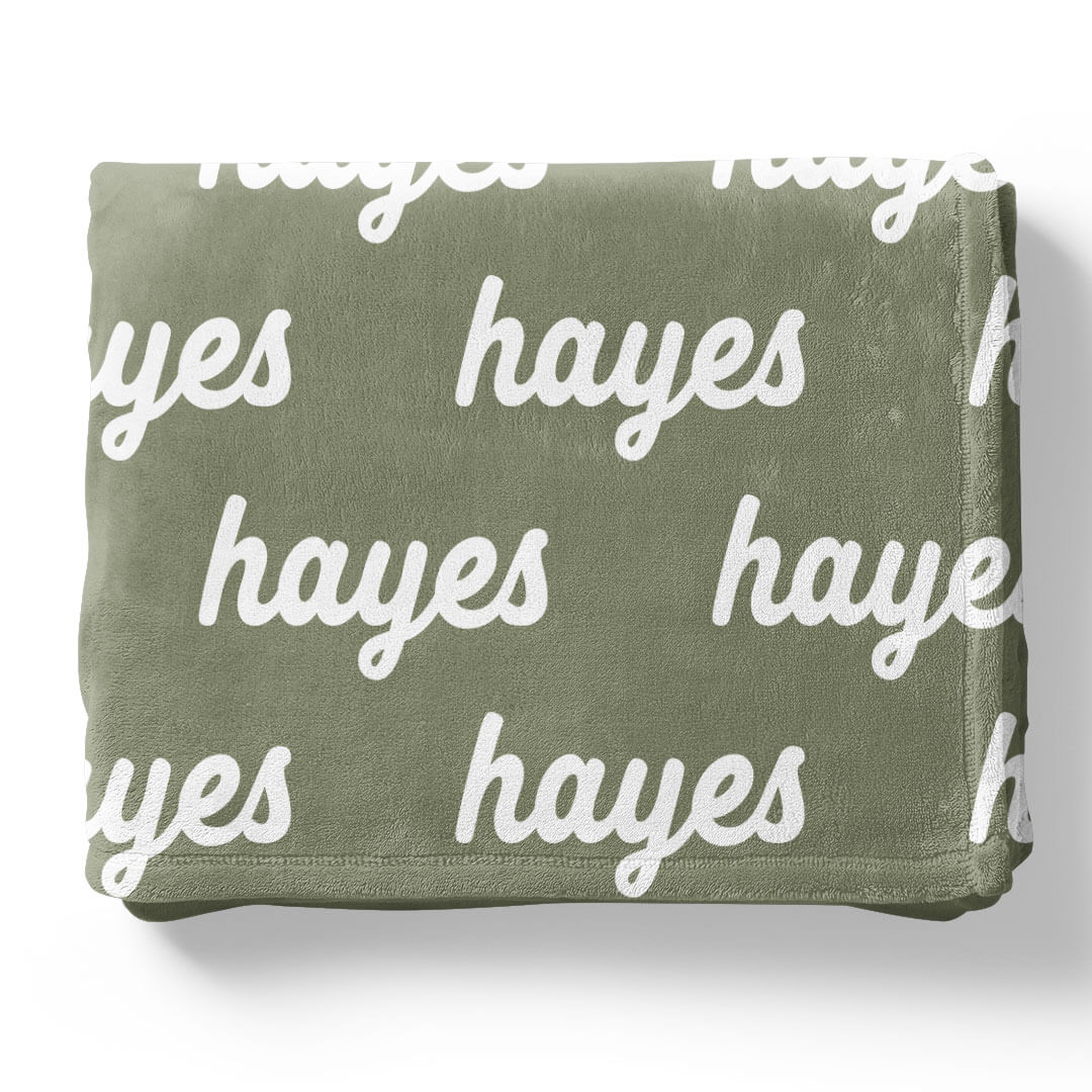 Botanicals Personalized Color Blanket