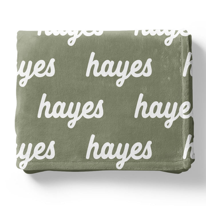 Botanicals Personalized Color Blanket