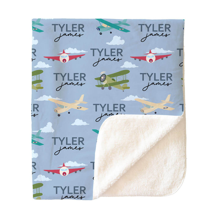 Fly Away With Me Personalized Kids Blanket