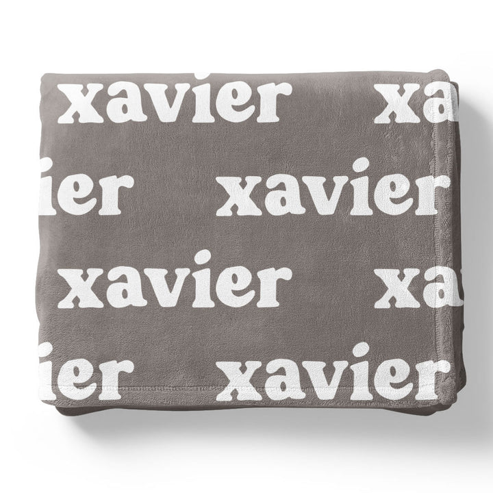 Pastel Neutrals Personalized Color Blanket