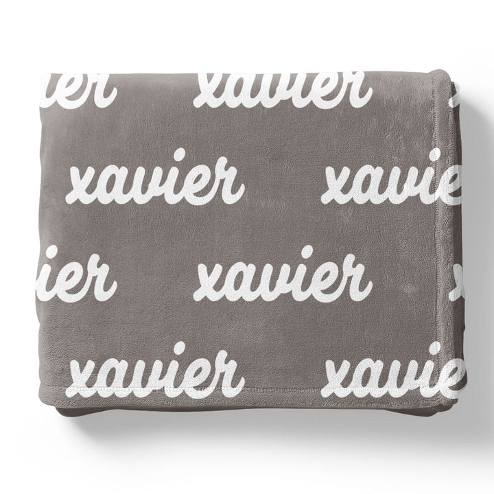 Pastel Neutrals Personalized Color Blanket