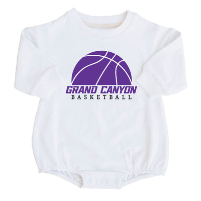 grand canyon university basketball long sleeve graphic sweatshirt bubble romper 