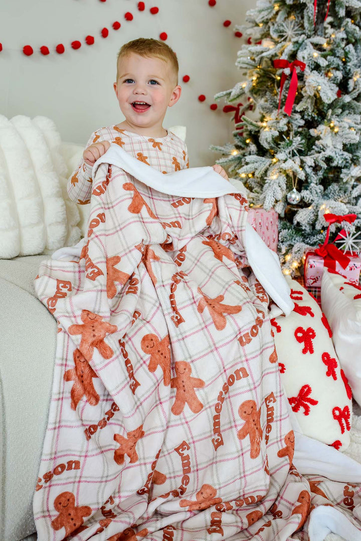 Christmas Personalized Kids Blankets