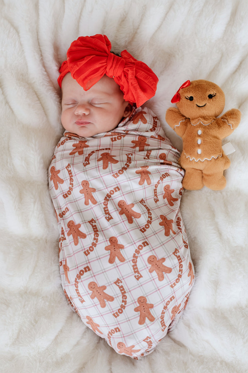 Personalized Christmas Swaddle| Gingersnap