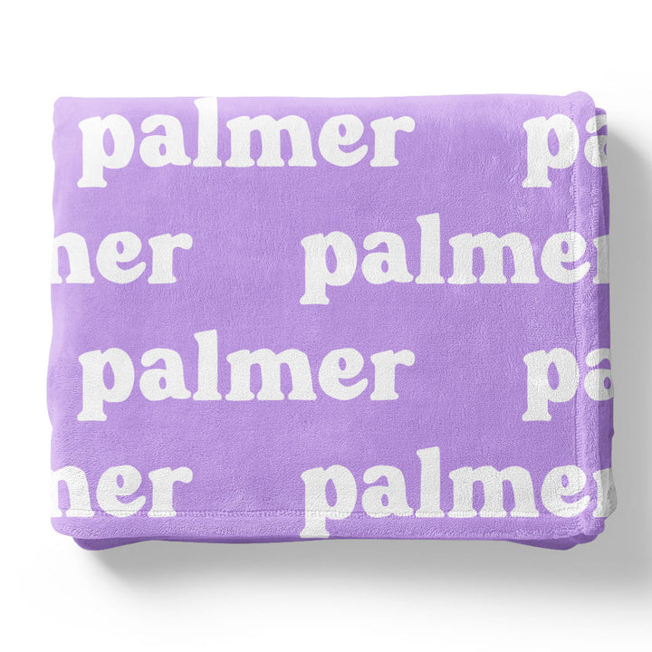 Personalized Color Blanket | Bright Neons