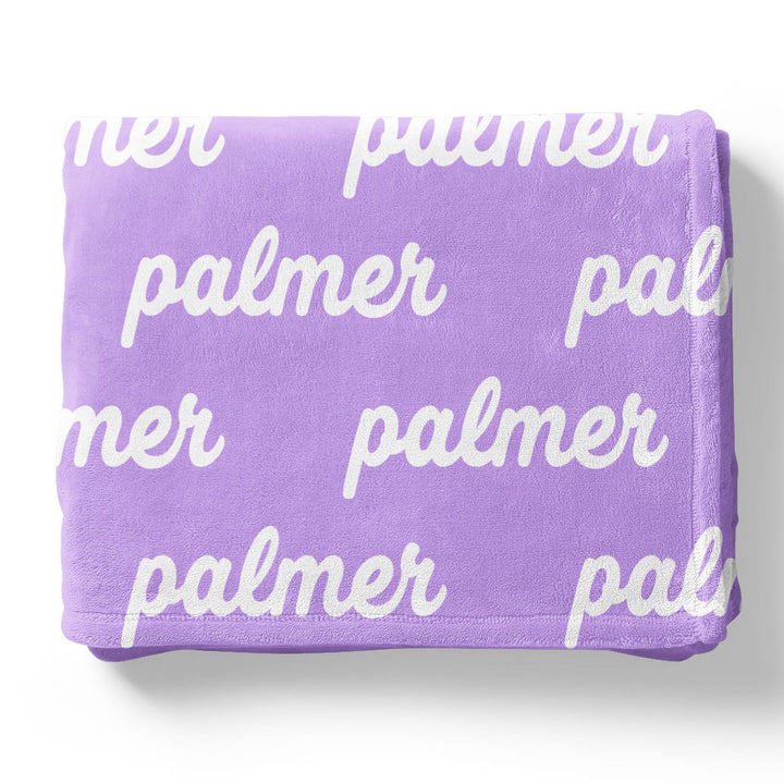 Personalized Color Blanket | Bright Neons