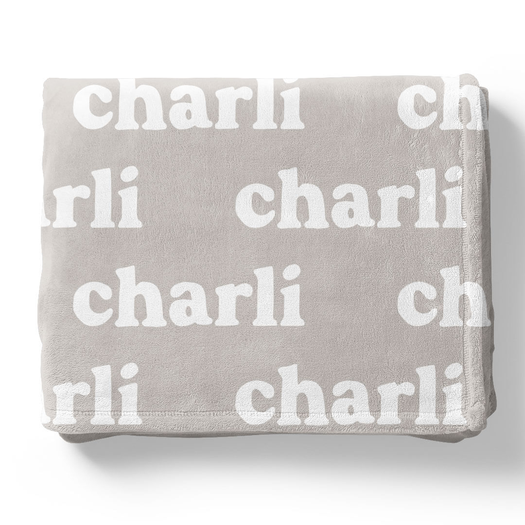 Pastel Neutrals Personalized Color Blanket