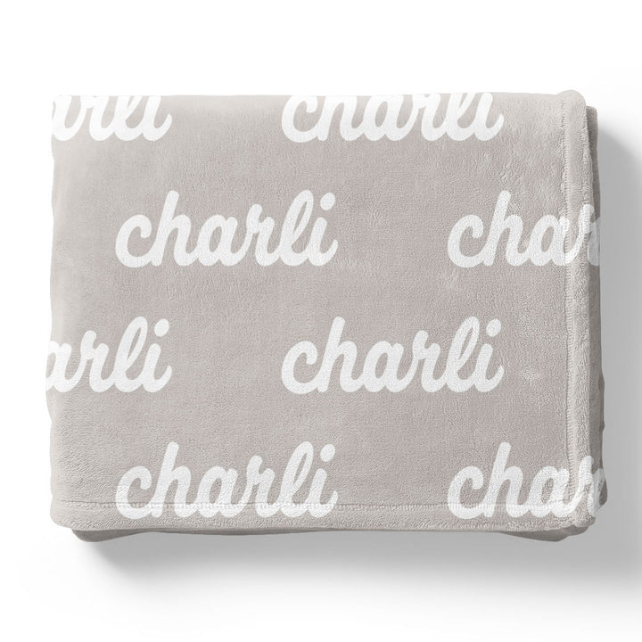 Pastel Neutrals Personalized Color Blanket
