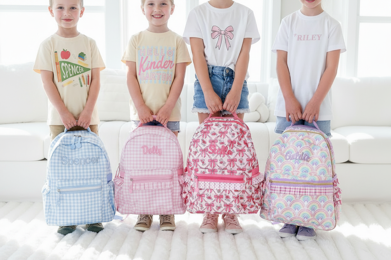 embroidered backpacks for kids