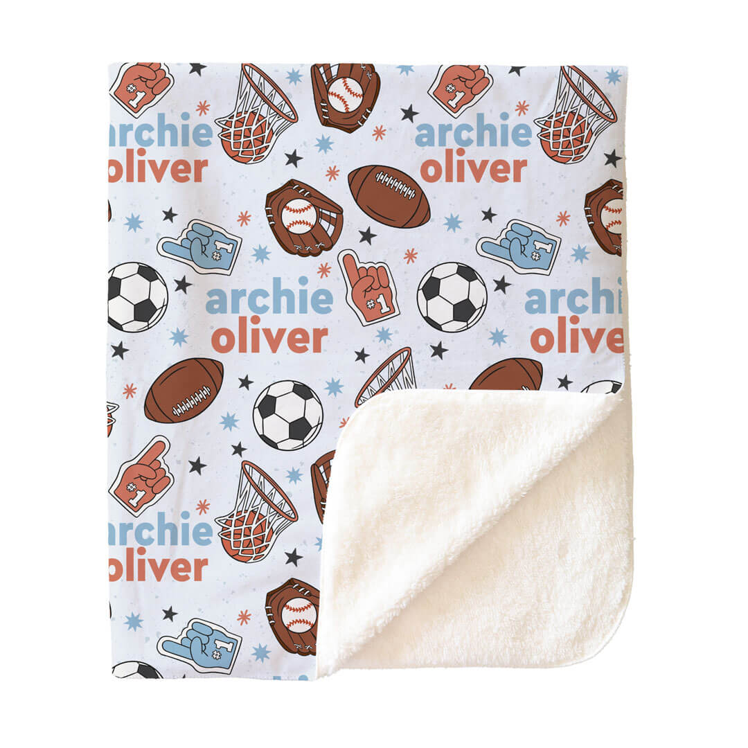 Personalized Themed Blankets for Boys