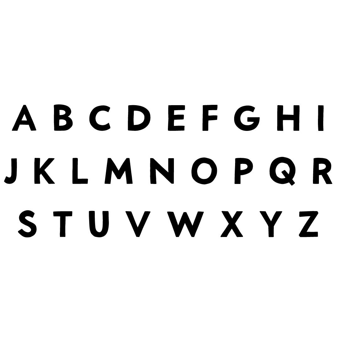 handmade wanderlust font uppercase font 