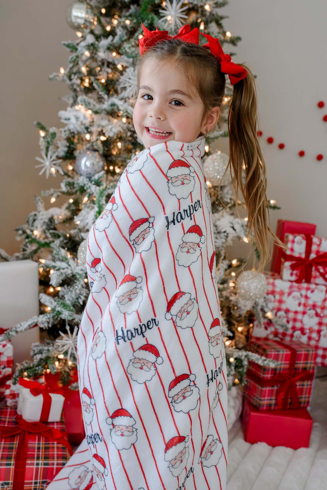 Christmas Personalized Kids Blankets