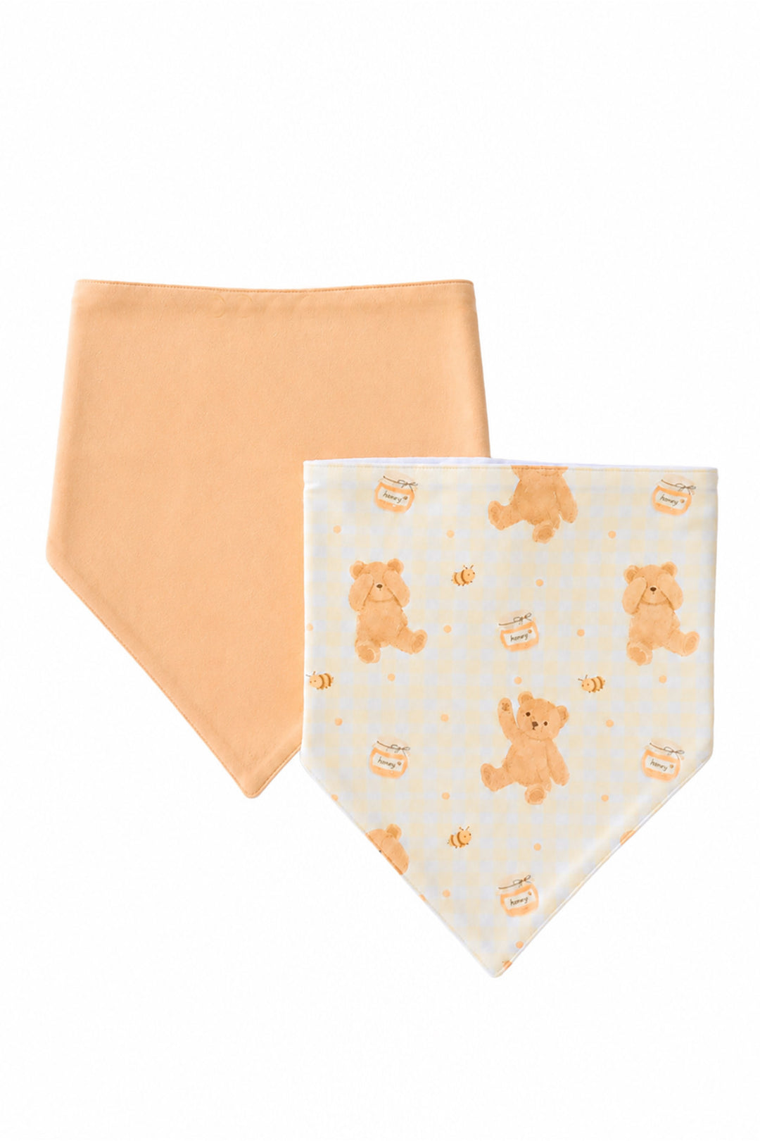 honey bear two piece bandana bib