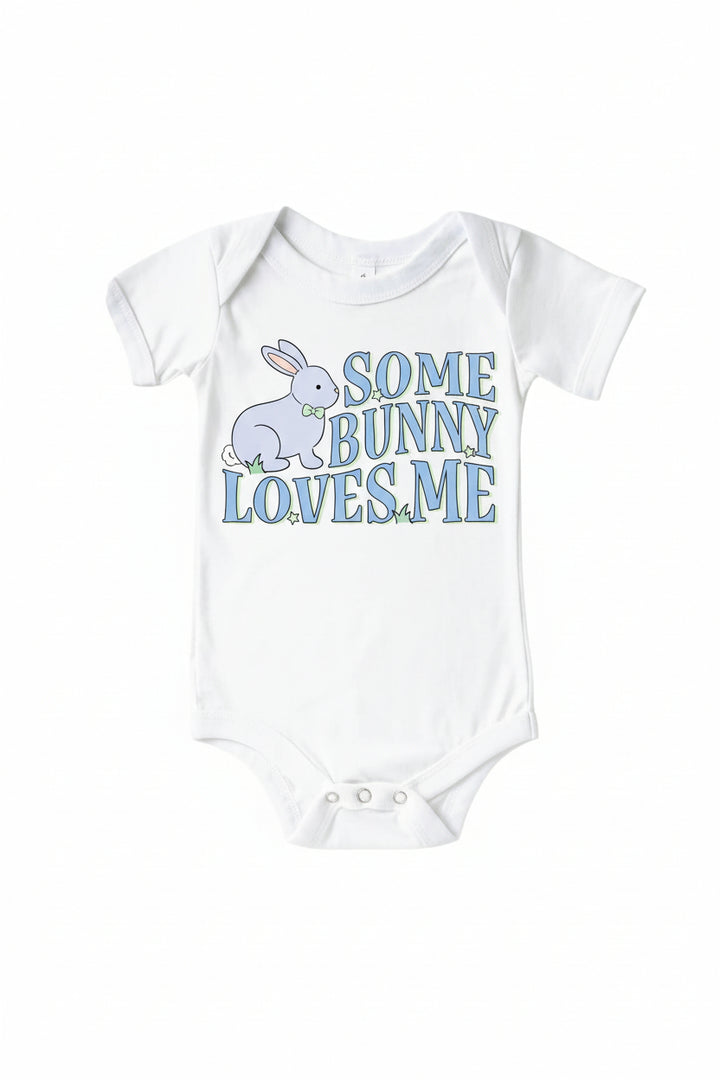 hoppy spring some bunny loves me graphic bodysuit 