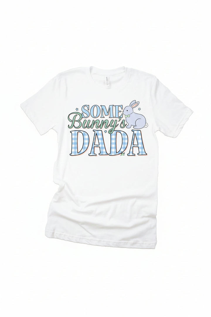 blue easter hoppy spring short sleeve t-shirt for dads 