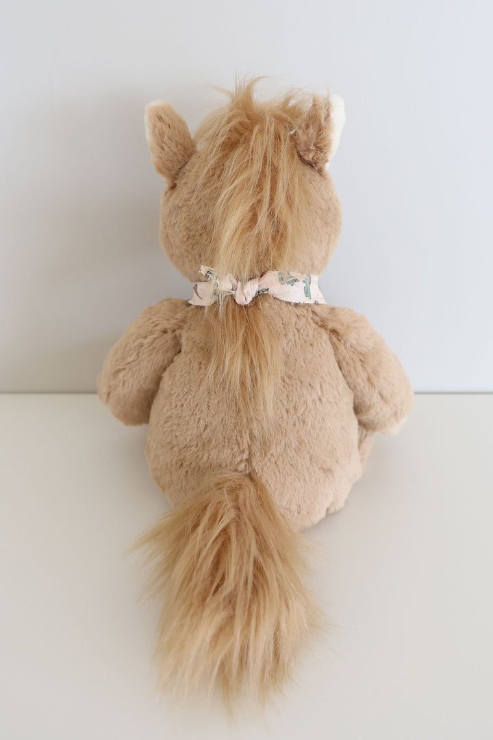 peanut pony large stuffed animal back view