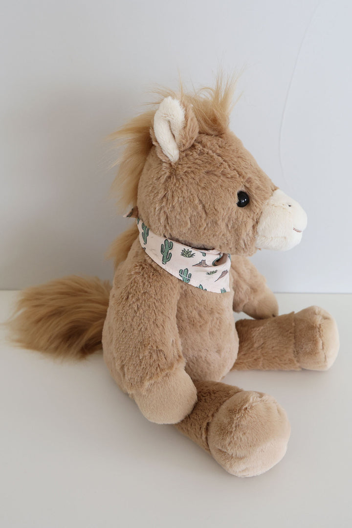 peanut pony large plush toy side view