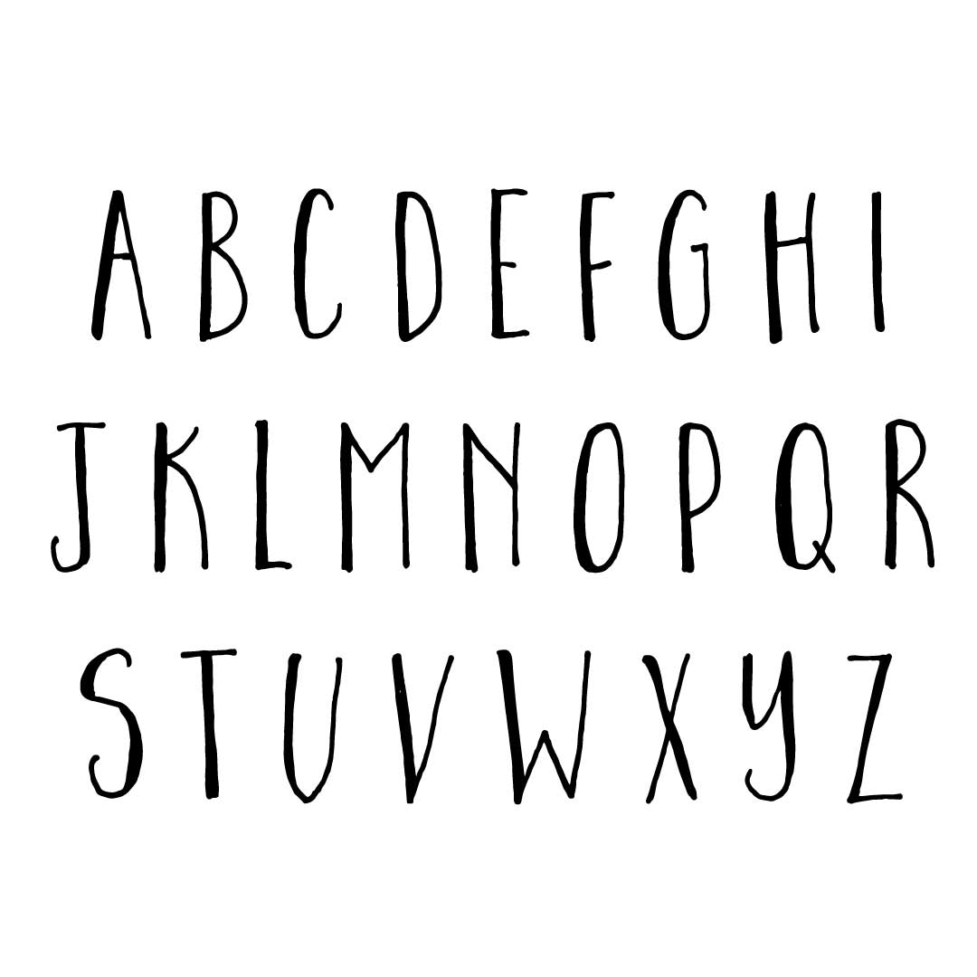 horsewallop uppercase font 