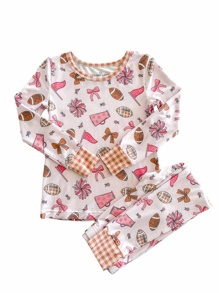 Two-Piece Bamboo Pajama Set | Huddles & Cuddles Pink