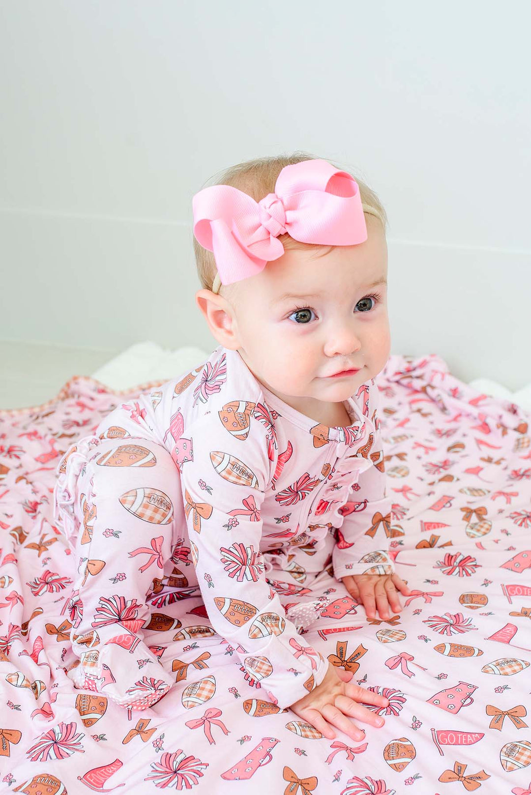 Double-Sided Bamboo Blanket | Huddles & Cuddles Pink