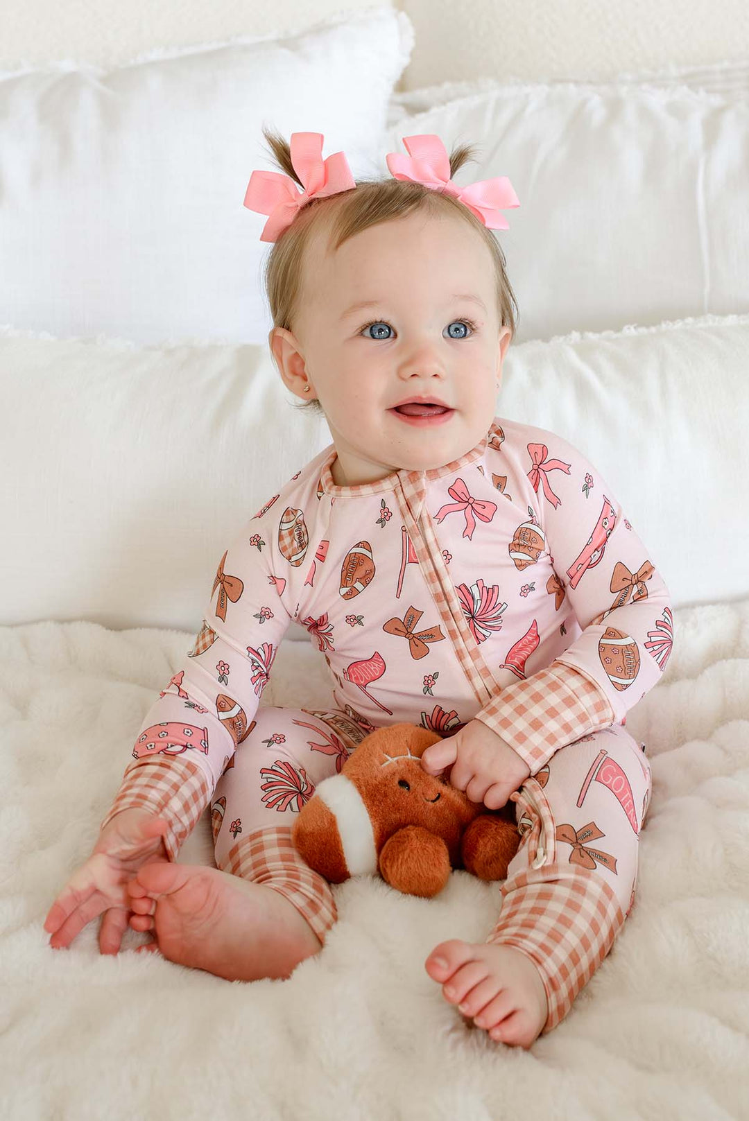 Convertible Bamboo Zipper Romper | Huddles & Cuddles Pink