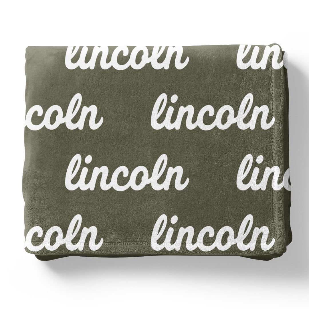 Botanicals Personalized Color Blanket