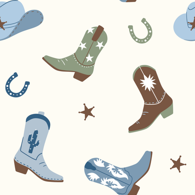 Boot Scootin' Personalized Kids Blanket