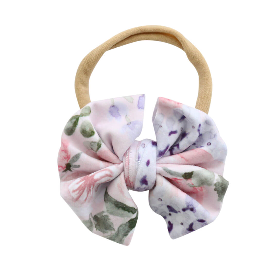 Printed Knit Bow Headbands