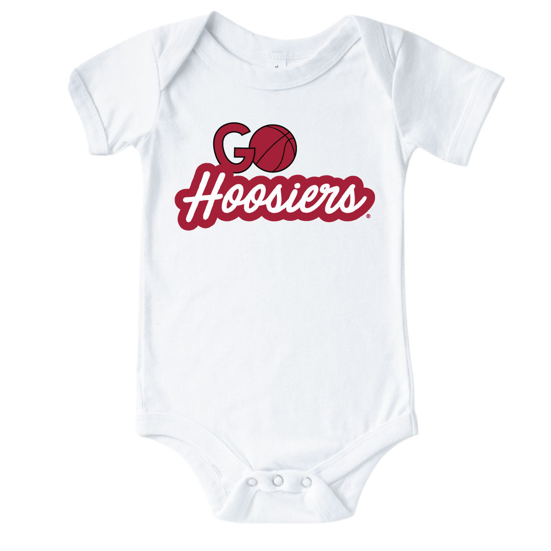 go hoosiers baby graphic bodysuit 