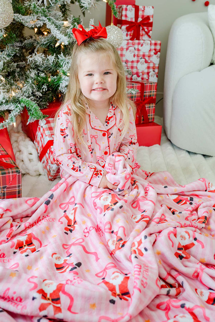 Christmas Personalized Kids Blankets