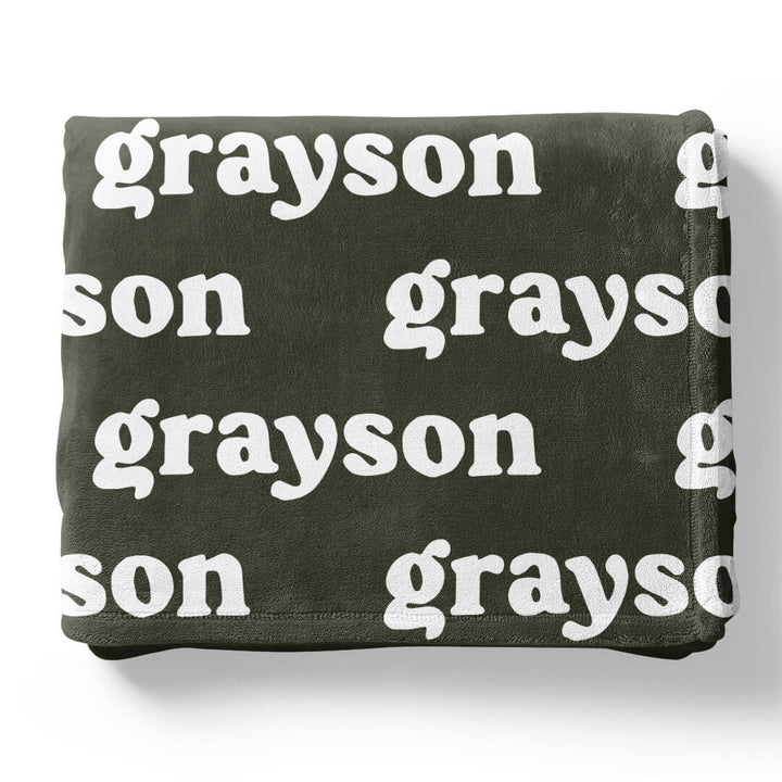 Botanicals Personalized Color Blanket