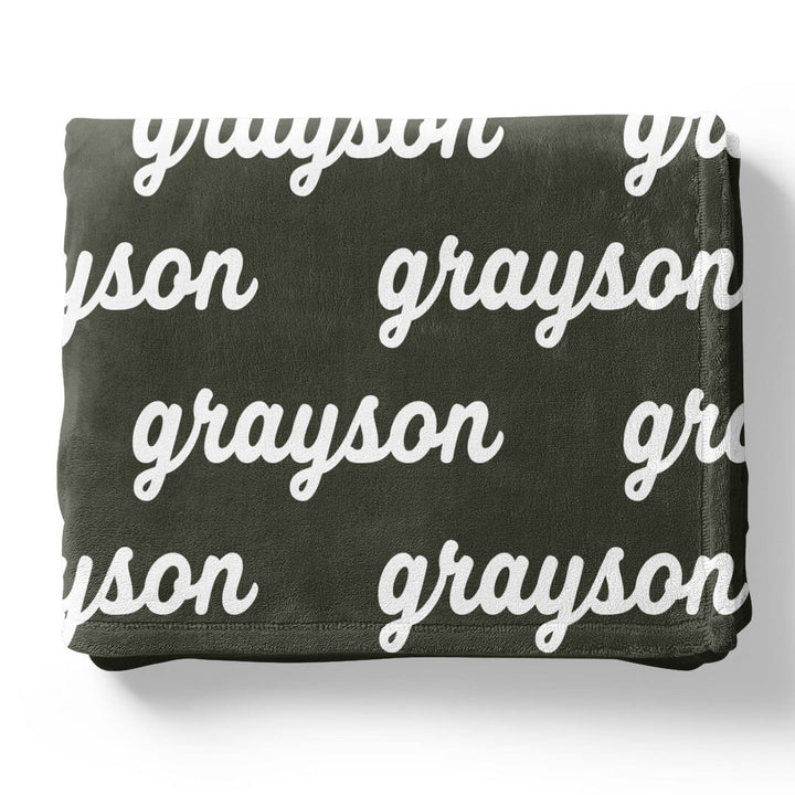 Botanicals Personalized Color Blanket