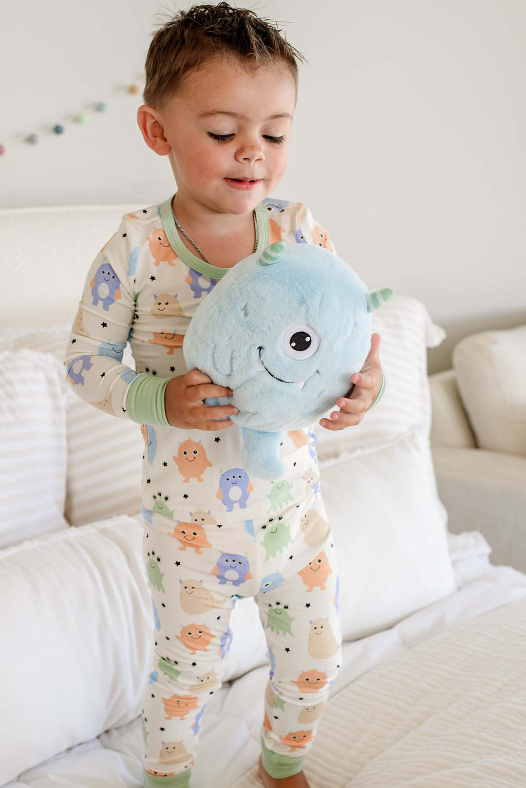 Cuddle Plush Friends™ |  Wobbles Monster Blue