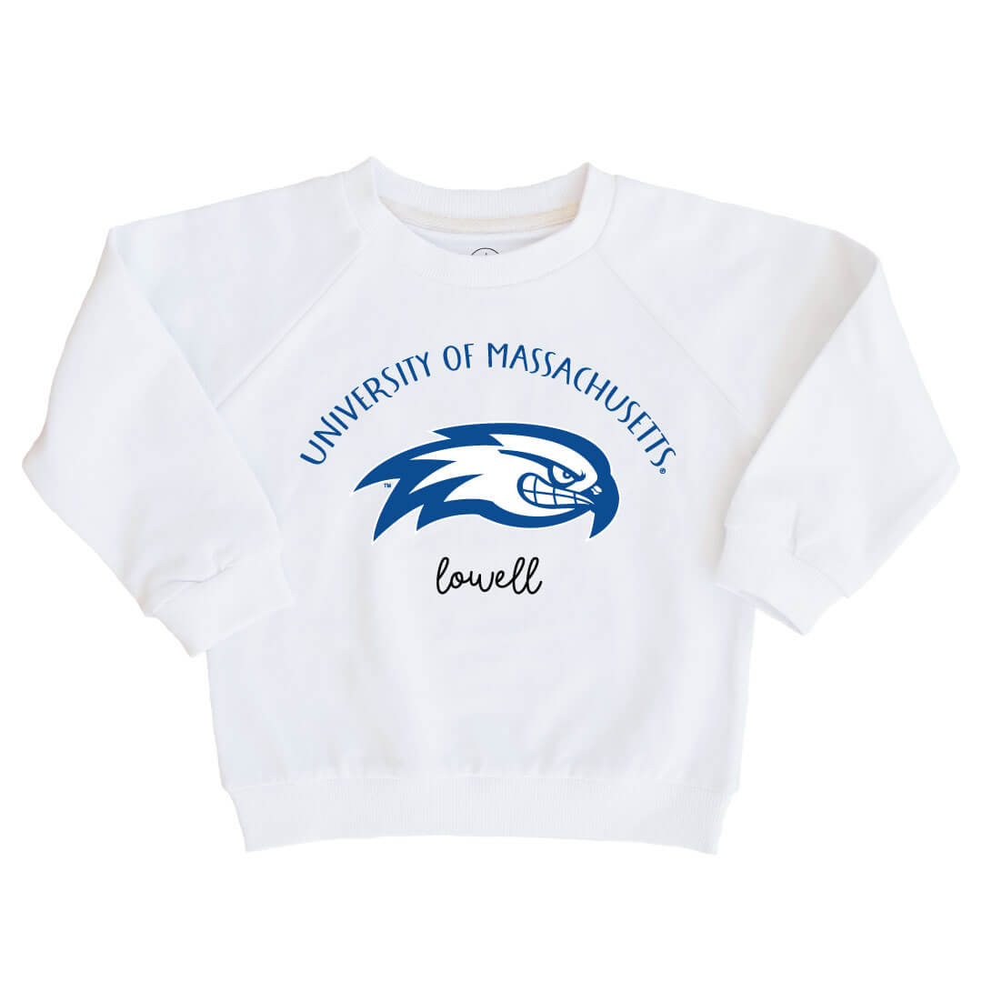 university of massachusetts lowell kids graphic sweatshirt 
