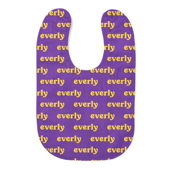 Personalized Baby Name Bib | Tiger Purple