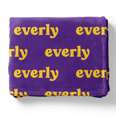 lsu personalized color blanket 