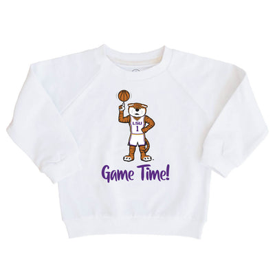 lsu game time kids long sleeve graphic sweatshirt 