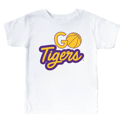 lsu go tigers basketball graphic tee for kids 