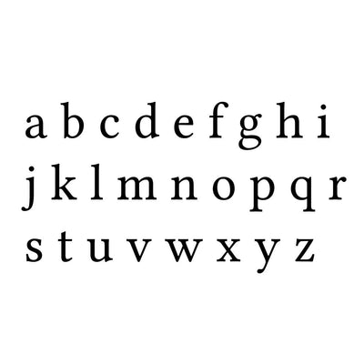 linux libertine lowercase font 