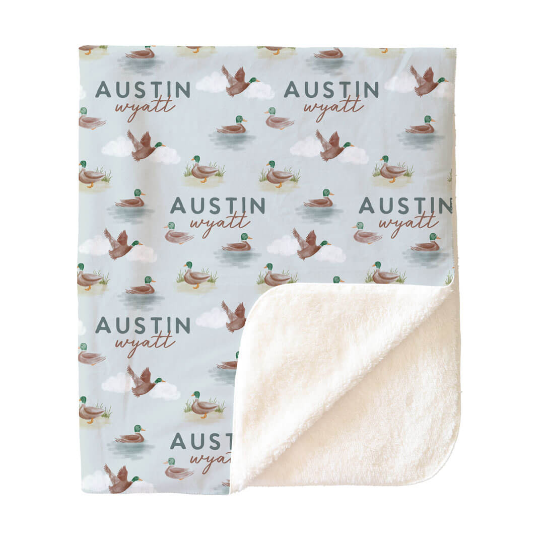 Little Duckling Personalized Kids Blanket
