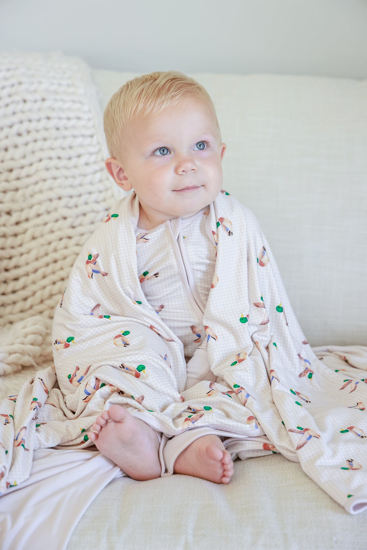 Double Sided Bamboo Blanket | Little Mallard