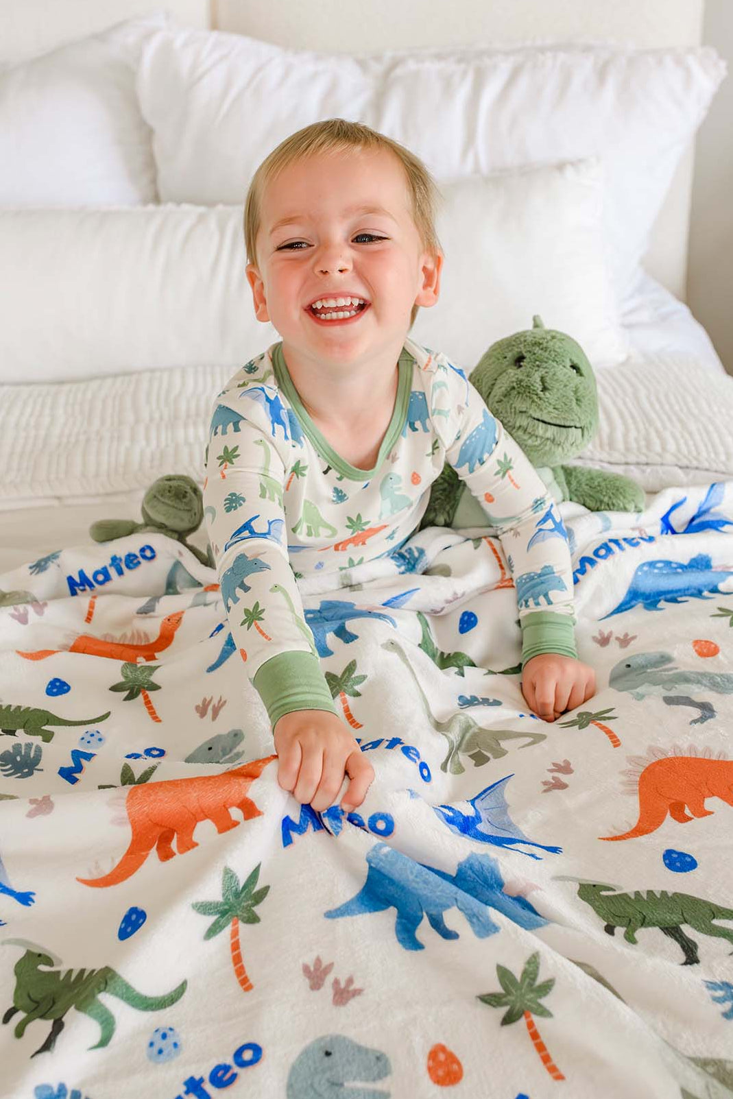 Personalized Kids Blanket | Little Fossil Neutral
