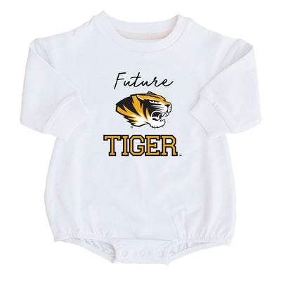 mu future tiger personalized sweatshirt bubble romper