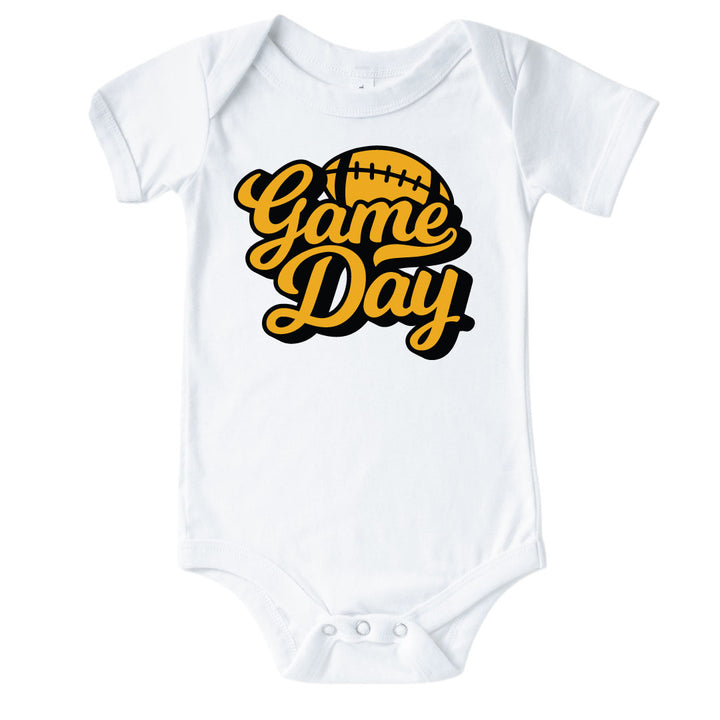 mu game day graphic bodysuit for babies 