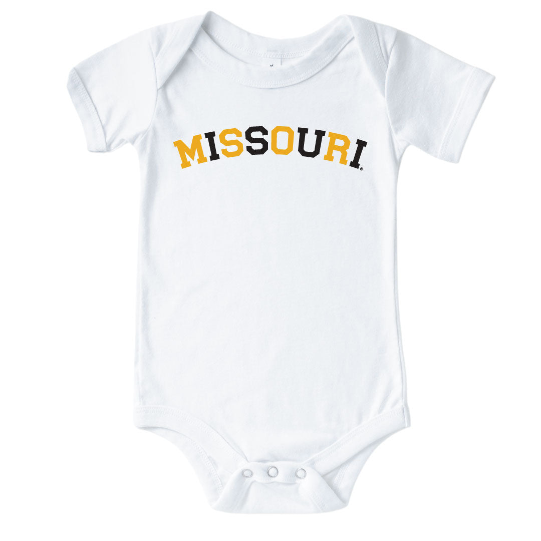 missouri graphic bodysuit for babies 