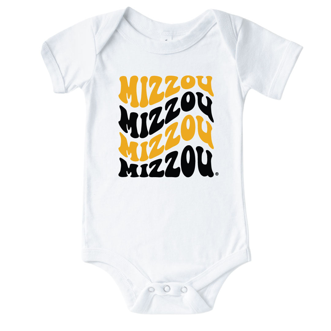 mizzou graphic bodysuit for babies