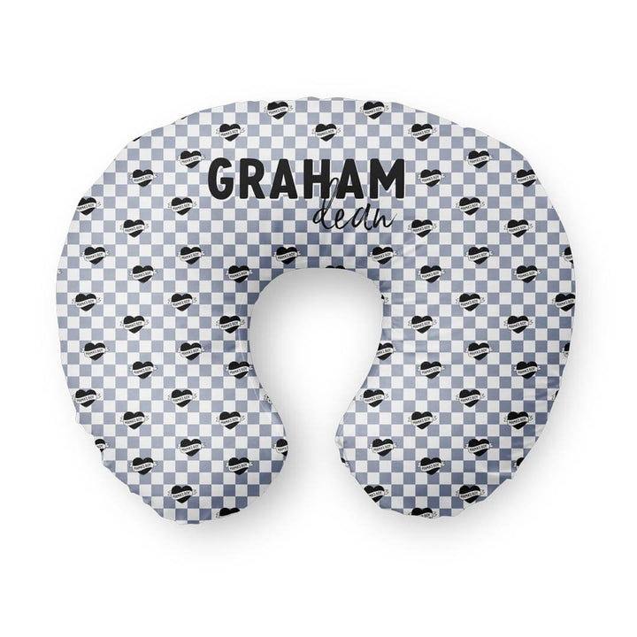 mama's boy personalized nursing pillow cover 
