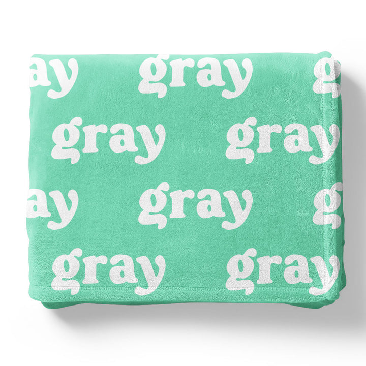 Personalized Color Blanket | Neon Lights