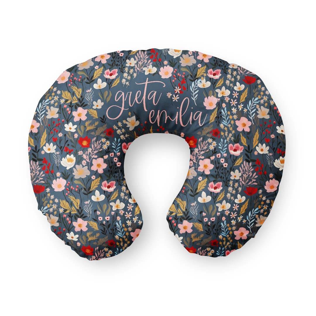 midnight meadow personalized nursing pillow cover 